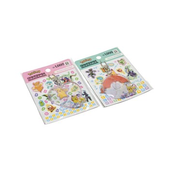韓國限定 寶可夢（Pokémon）主題水感裝飾鑰匙圈 精靈寶可夢 (Pokémon) 水族箱搖搖鑰匙圈 DIY 組貼紙
