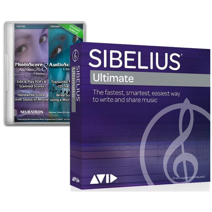 AVID   Sibelius Ultimate PhotoScore  AudioScore バンドル(永続ライセンス)(お取り寄せ商品)