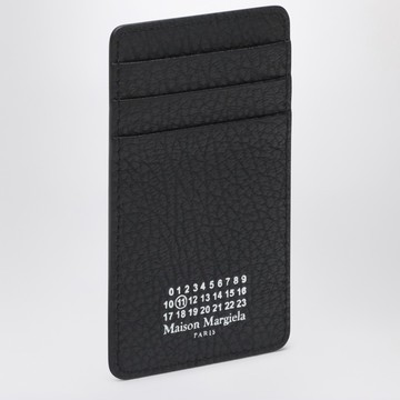 Vertical card holder Four Stitches black