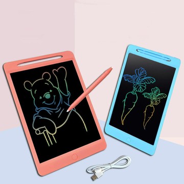 48h出貨丶新款可充電手寫板兒童小學生液晶智能磁性畫板彩色高亮寫字板