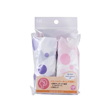 日本 KAI貝印 抗菌加工 抑菌 防濕 高級 浴帽 (2入組)