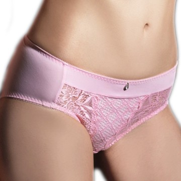 【LADY】闇夜天使系列 中腰三角褲(恬靜粉)