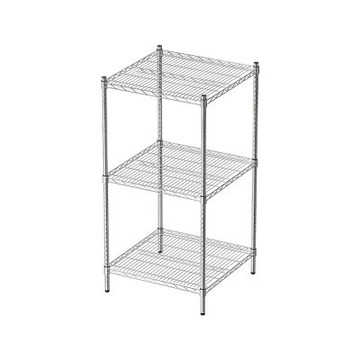 dayneeds 荷重型 60x60x120cm 三層電鍍(鎖管)波浪架 超強耐重/倉儲架/置物架