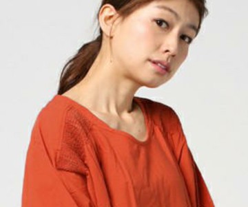 法式復古  AD訂單絲混純棉蝙蝠上衣