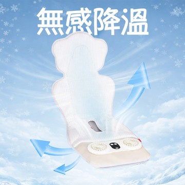 樂樂 嬰兒涼感坐墊-雙風扇/插電款90*36*2cm（雙風扇電動通風 蓄電推車坐墊 冰絲透氣 安全座椅涼席）