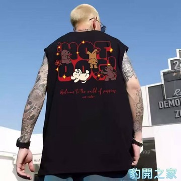 【豹開之家】背心男生M-8XL無袖背心 潮牌背心 籃球背心 情侶背心 坦克背心 運動無袖t恤男夏季寬鬆坎肩背心B2188