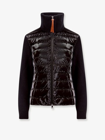 Padded jacket with virgin wool inserts - MONCLER - gender_Woman