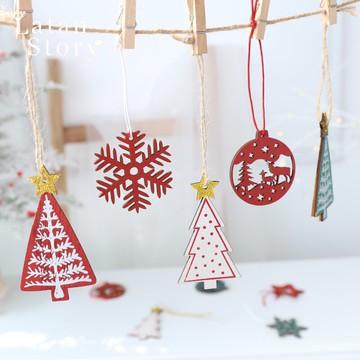 原品生活喬遷入戶家居客廳臥室床頭教室布置木質掛飾小樹掛件