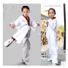 【拳道服-夢櫻-單褲-全棉-110-190cm-1件/套-2套/組】兒童款成人款100%全棉跆拳道服 短袖長袖跆拳道服裝-56044