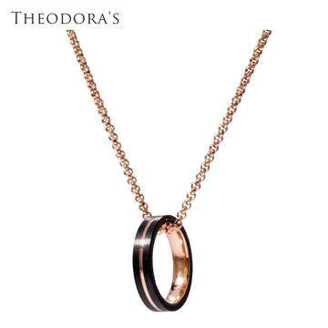 【THEODORA'S】鎢鋼戒指項鍊 女款【希奧朵拉】