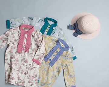 荷葉天空氣質洋裝 手作 無毒 洋裝