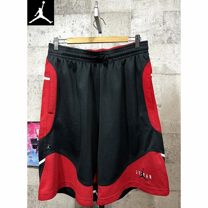 JORDAN バスケット ハーフパンツ 黒赤 XL ショーツ ジョーダン バスパン | LINEブランドカタログ