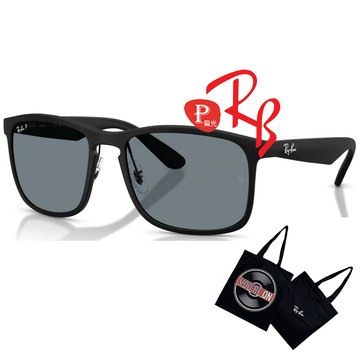 RAY BAN 雷朋 康目色戀彩偏光太陽眼鏡 RB4264 601S80 霧黑框戀彩偏光 公司貨