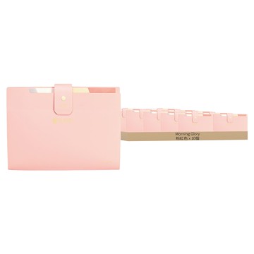 Morning Glory 4500 Clever 8格簡易文件夾  10個  粉紅色