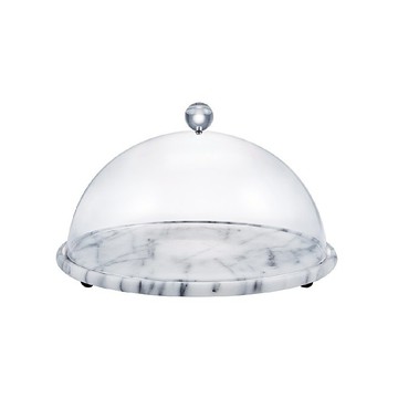 天然大理石保鮮盤 (贈壓克力保鮮罩)