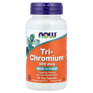 NOW Foods, Tri-Chromium，500微克，90植物膠囊
