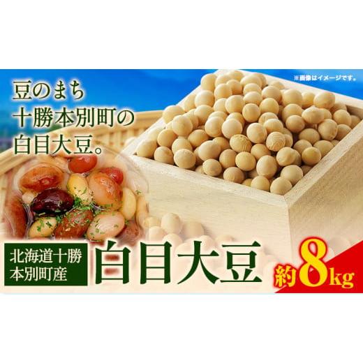 ふるさと納税 北海道 本別町 令和5年度産 北海道十勝 本別町産 白目大豆8kg(4kg×2袋) 《60日以内に順次出荷(土日祝除く)》本別町農業協同組合 送料無料 北海…