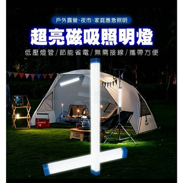台灣現貨 超亮磁吸照明燈 充電式 內置鋰電池 可掛可粘 磁吸底座 強 弱 爆閃3檔調節 露營 釣魚 工作必備 40W