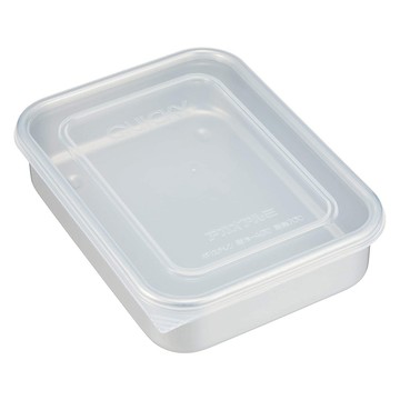 AKAO 鋁合金保鮮盒 淺型 S  0.7L  1個