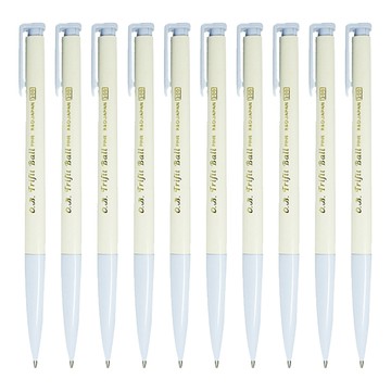 O.B. 歐布德 三角筆桿 自動原子筆 0.7mm 300  藍色  10支