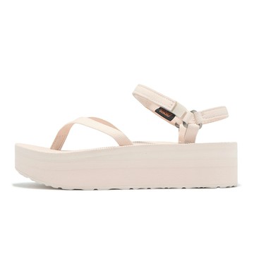 Teva 厚底涼鞋 W Flatform Sandal Slim 女鞋 椰白 細帶 增高 戶外 休閒 1164630CCN