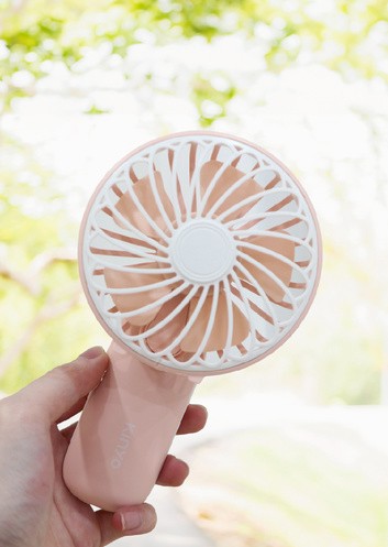 KINYO 手持折疊充電風扇