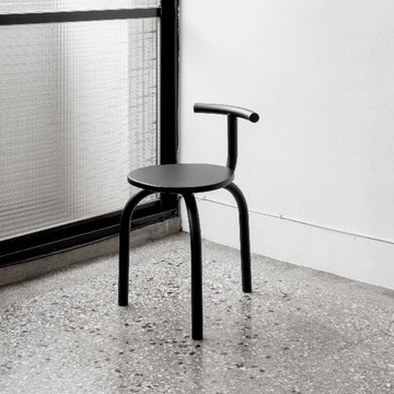 ESAILA | OGLE Chair | 德國 | 極簡金屬彎管椅 - 白色