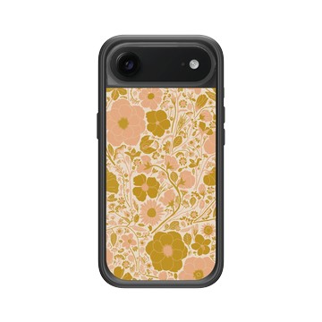 iPhone Air Mod NX -邊框背蓋組合 (相機按鈕) 黑 - Flower Press Stuido - 凝白