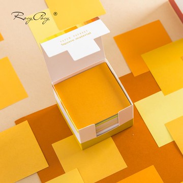 莫蘭迪便簽紙 創意學生用彩色便簽本 網紅手賬標記素材紙