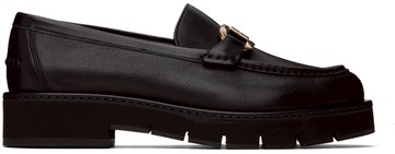 Ferragamo 黑色 Maryan Lug 乐福鞋