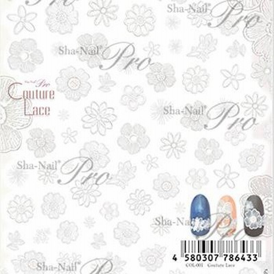 Sha-Nail Pro 写ネイルプロ ネイルシール クチュールレース 【ネコポス対応】【メーカー取寄せ】 ネイル用品の専門店 ネイル シール