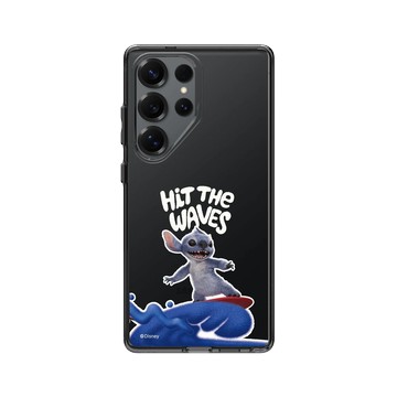 Galaxy S25 Ultra Clear 酷墨灰 - 迪士尼-史迪奇 Disney Stitch - 史迪奇 - 衝浪時刻
