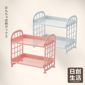 台灣現貨 桌面儲物收納架 整理架 小型置物架 馬卡龍色架子 置物架 展示架 化妝品置物架 廚房小型置物架 日創生活