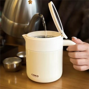 CAKA茶卡nimi保溫壺大容量新款家用燜茶壺不銹鋼保溫杯泡茶咖啡壺