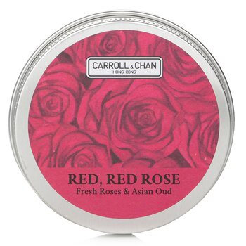 Carroll & Chan 卡羅爾與陳 100% 蜂蠟迷你罐裝蠟燭 - # Red, Red Rose (Fresh Roses & Asian Oud) 1pcs-蠟燭