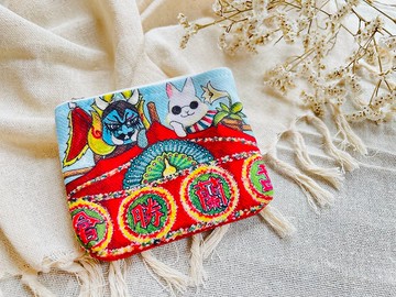 【盂蘭節】丁丁手繪零錢包 | 散紙包 | 收納包