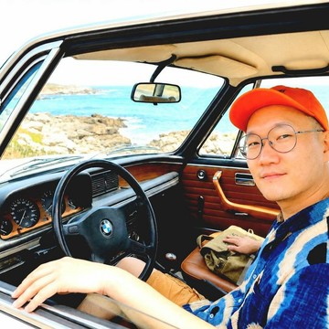 特殊藍黑1970's 西德製蔡司Ziess光學 藍黑色烤漆 全新古董眼鏡