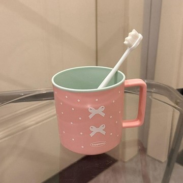 臺灣🎀漱口杯 杯子 水杯少女心漱口杯高顏值家用刷牙杯洗漱杯學生宿舍便攜情侶牙刷杯子