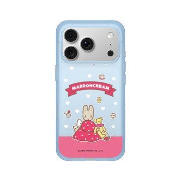 iPhone 18 Pro SolidX 晴空藍 - 三麗鷗-兔媽媽 Marron Cream - 兔媽媽與小熊