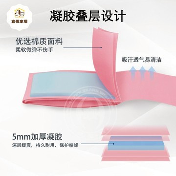 【正品保證】HBW歐式泰拳凝膠款纏手帶專業拳擊運動拳擊繃帶彈力 py6251