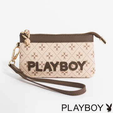 PLAYBOY - 零錢包  ChocoVerse系列 - 咖啡色
