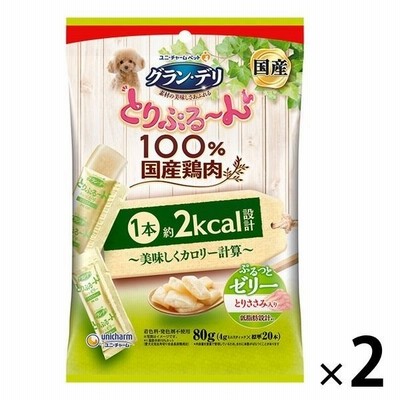 ユニ チャーム新商品 グランデリ とりぷる ん １本約２cal ぷるっとゼリー ささみ 国産 80g 4g 本 ドッグフード 犬 おやつ 通販 Lineポイント最大get Lineショッピング