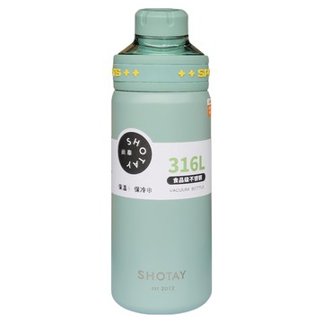 SHOTAY 尚泰 旋轉蓋戶外保溫保冷杯 ST-8265  1個  顏色隨機  580ml