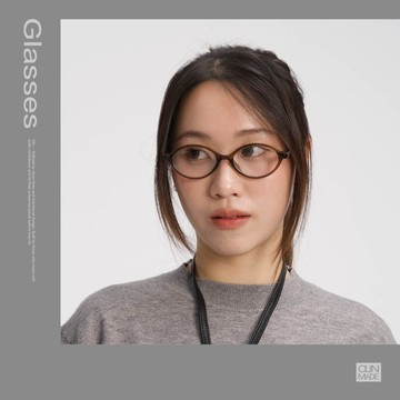 【CLIN】G004「隔日到貨」韓系橢圓眼鏡 素顏神器 歐美 高級感 復古 橢圓 小框 眼鏡 貓眼