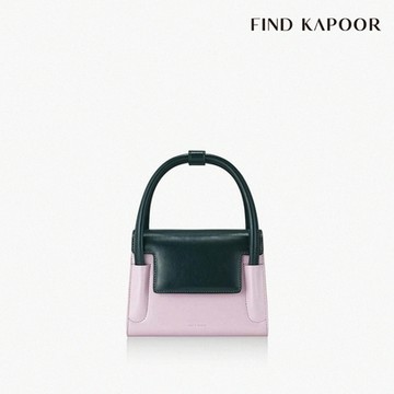 FIND KAPOOR MARTY 18 褶紋系列 翻蓋手提斜背方包- 紫綠拼接
