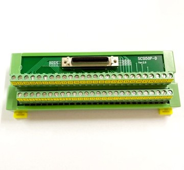 SCSI-50P母頭 CN型 (長窄版) 中繼端子台模組 SCSI端子台轉接板(含稅)【佑齊企業 iCmore】