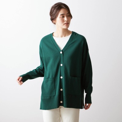 エフシーエムエム カーディガン FCMM FIELD GALLERY KINT CARDIGAN