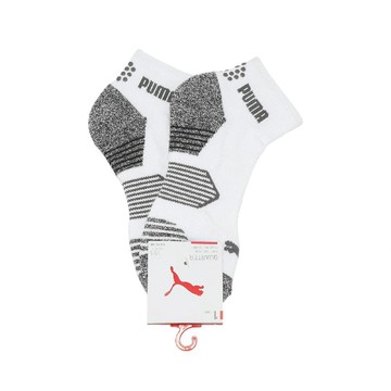 PUMA 休閒襪 Golf Fashion 短襪 白灰 厚底毛巾布 襪子 抗菌防臭 BB1442-01