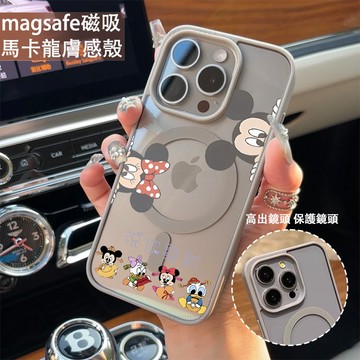發財米奇米妮 磁吸手機殼iPhone17 適用蘋果i16 15 14 13 12 11 iX保護殼 Magsafe防摔殼