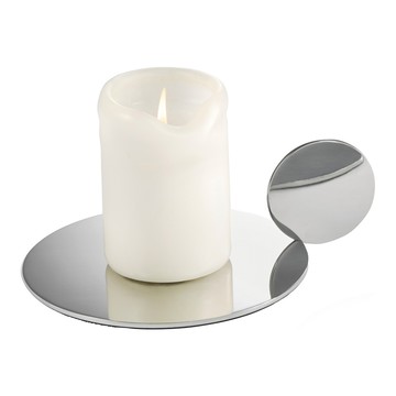 《Philippi》Radius不鏽鋼燭台(鏡亮)